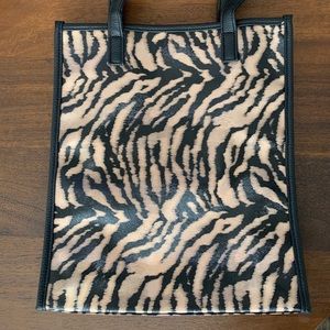 NEW Neiman Marcus Faux Leather Tote Beauty